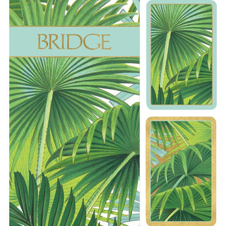 Caspari Palm Fronds Gift Set Jumbo - 2 Score Pads GS144J