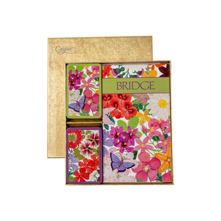 Caspari Halsted Floral Gift Set - 2 Score Pads GS148