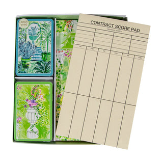 Caspari Jardin De Luxembourg Gift Set Jumbo - 2 Score Pads GS149J