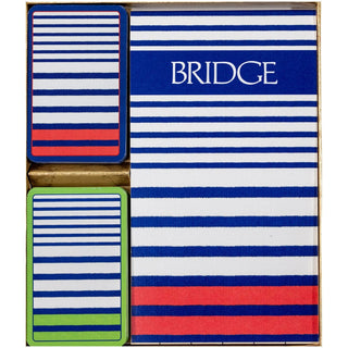 Caspari Breton Stripe Gift Set - 2 Score Pads GS150
