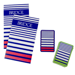 Caspari Breton Stripe Gift Set - 2 Score Pads GS150