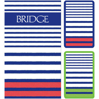 Caspari Breton Stripe Gift Set - 2 Score Pads GS150