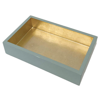 Caspari Celadon With Gold-Lacquer Holder Ttop Lacquer Guest HG17