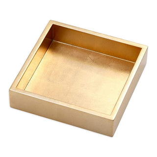 Caspari Luncheon Gold Lacquer Holder Ttop Lacquer Luncheon HL10