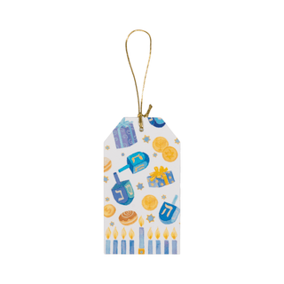 Caspari Dreidel; Dreidel; Dreidel Hang Tags - includes 4 Hang Tags HT065