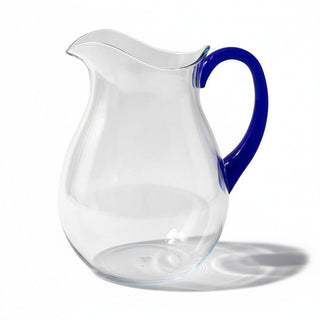 Caspari Clear Acrylic W/ Cobalt Blue Handle Ttop Acrylic Pitcher - 64 Oz JUG001