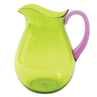 Caspari Green Acrylic With Amethyst Handle Ttop Acrylic Pitcher - 64 Oz JUG002