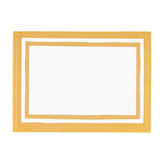 Caspari Stripe Border-Gold Name Labels 2 X 3-12 Per Package LTAG009