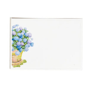 Caspari Potted Hydrangeas Name Labels 2 X 3-12 Per Package LTAG136