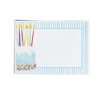 Caspari Birthday Cake Name Labels 2 X 3-12 Per Package LTAG138