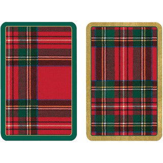 Caspari Plaid Playing Cards Jumbo PC108J