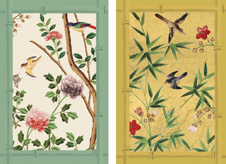 Caspari Chinese Wallpaper Playing Cards PC123