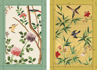 Caspari Chinese Wallpaper Playing Cards Jumbo PC123J