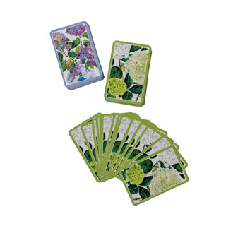 Caspari Hydrangeas and Porcelain Playing Cards - 2 Decks Included PC147