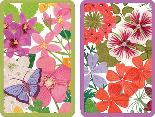 Caspari Halsted Floral Playing Cards PC148