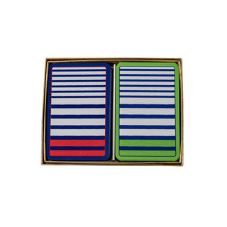 Caspari Breton Stripe Playing Cards - 2 Decks Included PC150