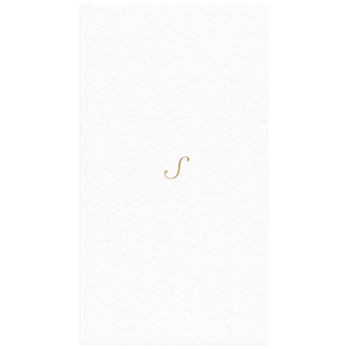Personalization by Caspari Personalized Single Initial Paper Linen Guest Towel Napkins PG_INITIAL_PL_GUEST