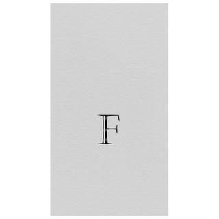 Personalization by Caspari Personalized Single Initial Paper Linen Guest Towel Napkins PG_INITIAL_PL_GUEST