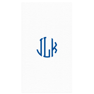 Personalization by Caspari Personalized Monogram Paper Linen Guest Towel Napkins PG_MONO_PL_GUEST