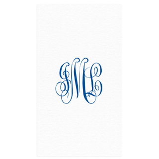 Personalization by Caspari Personalized Monogram Paper Linen Guest Towel Napkins PG_MONO_PL_GUEST
