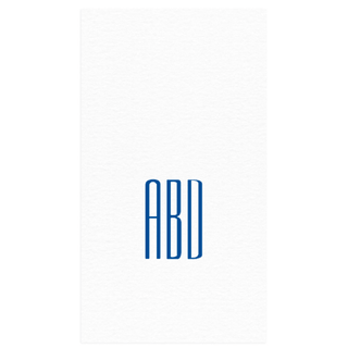 Personalization by Caspari Personalized Monogram Paper Linen Guest Towel Napkins PG_MONO_PL_GUEST