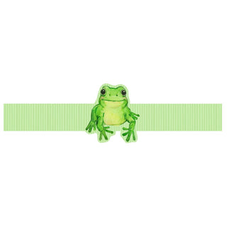 Caspari Froggy Die Cut Paper Napkin Rings - 8 count PNR013