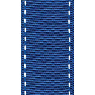 Caspari Marine Blue & White Grosgrain Stitc Ribbon Price Code G - 9 Yards R851
