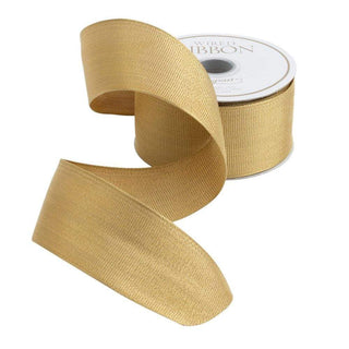 Caspari Gold Metallic Grosgrain Ribbon Price Code F - 6 Yards R893