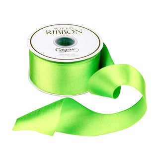 Caspari Limelight Solid Satin Wired Ribbon 1.5" R958