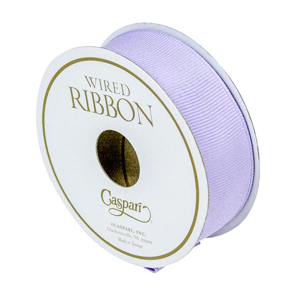 R961, Lavender Grosgrain Wired Ribbon, 1
