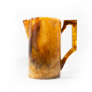 Caspari Coffee & Tortoise Large Resin Pitcher RES106