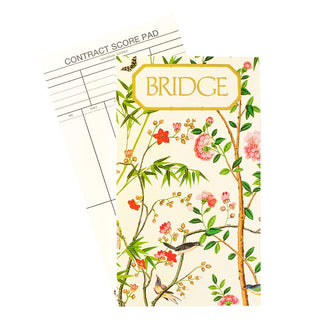 Caspari Chinese Wallpaper Bridge Score Pad SP123