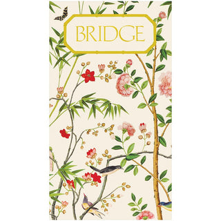 Caspari Chinese Wallpaper Bridge Score Pad SP123