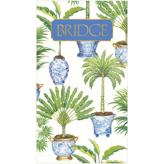 Caspari Potted Palms Bridge Score Pad SP134