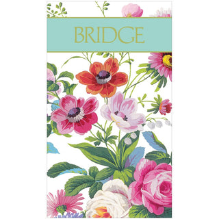 Caspari Edwardian Garden Bridge Score Pad SP137