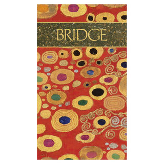 Caspari Viennese Nouveau Bridge Score Pad SP141