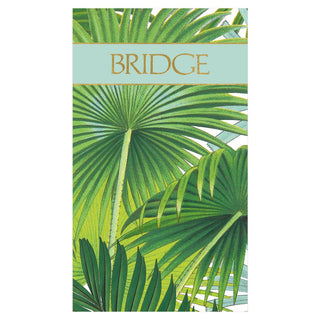 Caspari Palm Fronds Bridge Score Pad SP144