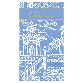 Caspari Pagoda Toile Bridge Score Pad SP145