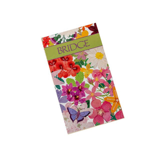 Caspari Halsted Floral Bridge Score Pad SP148