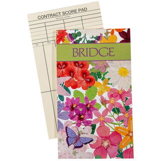 Caspari Halsted Floral Bridge Score Pad SP148