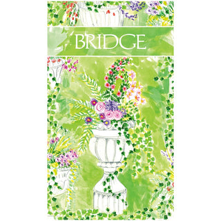 Caspari Jardin De Luxembourg Bridge Score Pad SP149