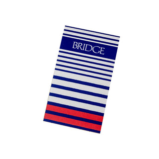 Caspari Breton Stripe Bridge Score Pad SP150