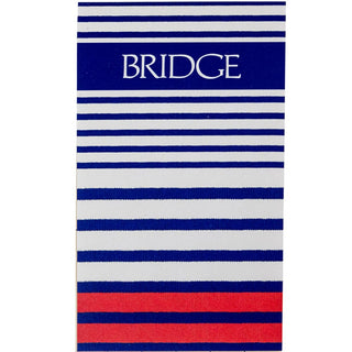 Caspari Breton Stripe Bridge Score Pad SP150