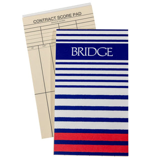 Caspari Breton Stripe Bridge Score Pad SP150