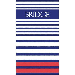 Caspari Breton Stripe Bridge Score Pad SP150