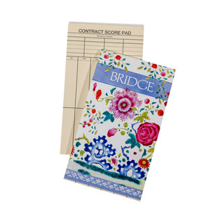 Caspari Floral Porcelain Bridge Score Pads - 1 Each SP151