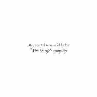 Caspari Sympathy - Set Of Six Greeting Cards And Envelopes SYMPATHY