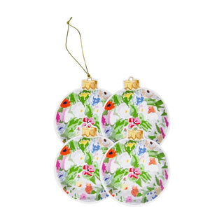 Caspari Savannah Ornament Tag W/Header 4 Pk TAG10053