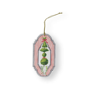 Caspari Eloise Ornament Tag W/Header 4 Pk TAG10057