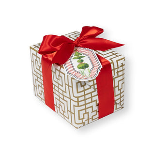 Caspari Eloise Ornament Tag W/Header 4 Pk TAG10057